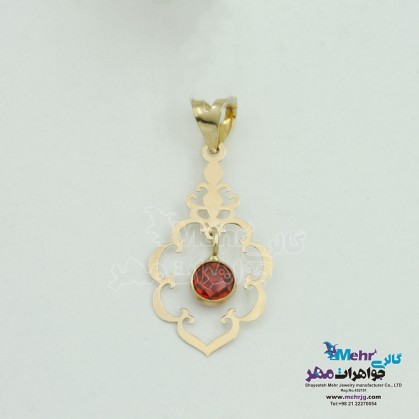 Gold pendant - Islamic design-MM1181